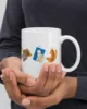 taza animales blanca brillante blanco 11oz right | Supertazas