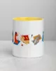 taza animales color interior amarillo 11oz front | Supertazas