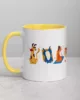 taza animales color interior amarillo 11oz left | Supertazas