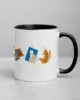 taza animales color interior negro 11oz right | Supertazas