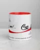taza cola no cafe siuu color interior rojo 11oz front | Supertazas
