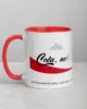 taza cola no cafe siuu color interior rojo 11oz left | Supertazas