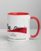 taza cola no cafe siuu color interior rojo 11oz right | Supertazas