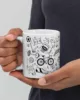 taza deportes blanca brillante blanco 11oz left taza deportes blanca brillante blanco 11oz left | Supertazas