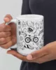 taza deportes blanca brillante blanco 11oz right taza deportes blanca brillante blanco 11oz right | Supertazas