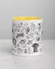 taza deportes color interior amarillo 11oz front taza deportes color interior amarillo 11oz front | Supertazas