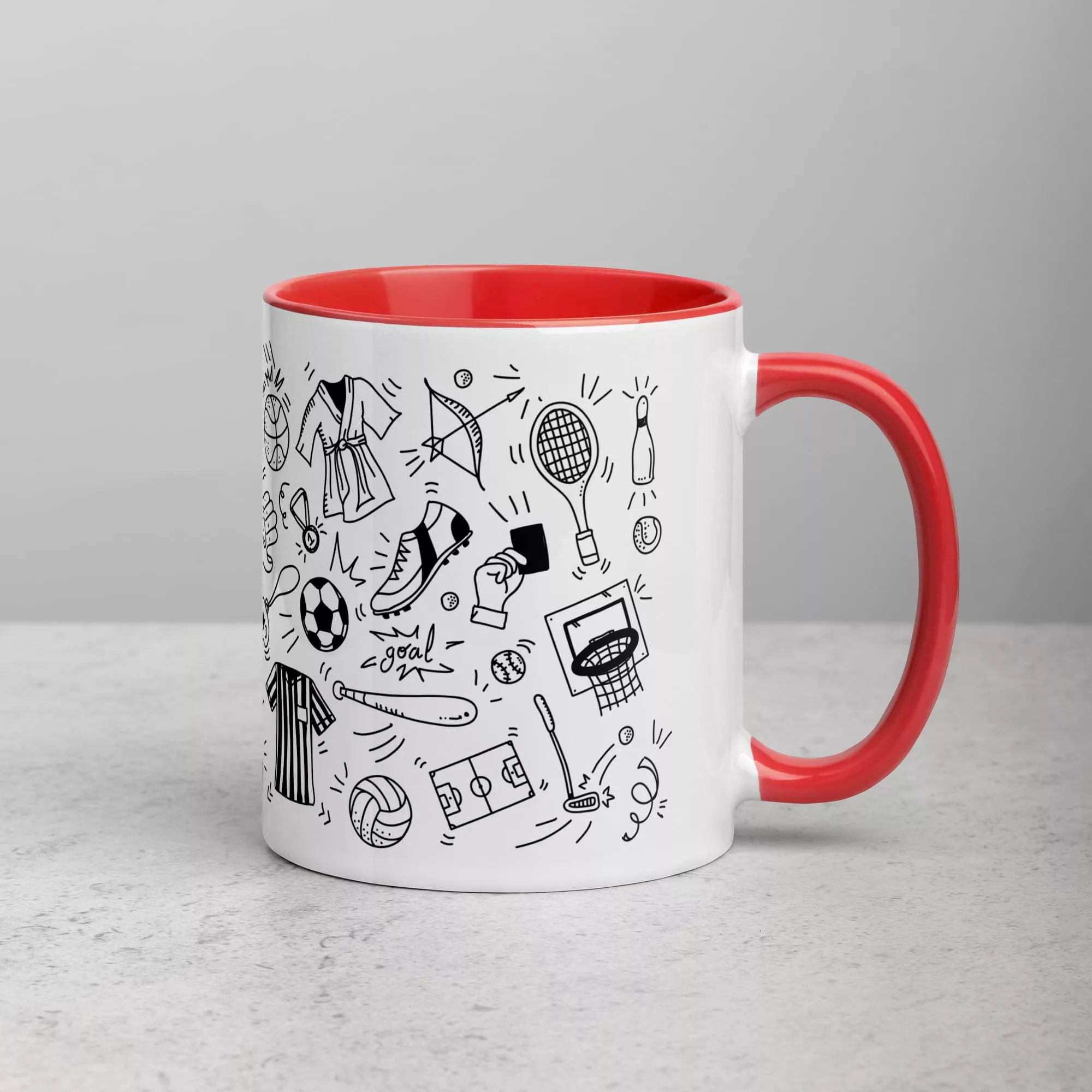 Taza Deportes Color Interior Rojo 11Oz Right - Supertazas taza deportes color interior rojo 11oz right | Supertazas