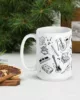 taza instrumentos musicales blanca brillante blanco 15oz left | Supertazas
