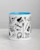 taza instrumentos musicales color interior azul 11oz front | Supertazas