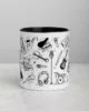 taza instrumentos musicales color interior negro 11oz front | Supertazas