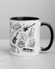 taza instrumentos musicales color interior negro 11oz right | Supertazas