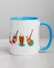 taza instrumentos color interior azul 11oz right taza instrumentos color interior azul 11oz right | Supertazas