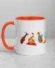taza instrumentos color interior naranja 11oz left taza instrumentos color interior naranja 11oz left | Supertazas