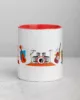 taza instrumentos color interior rojo 11oz front taza instrumentos color interior rojo 11oz front | Supertazas