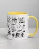 taza mascotas color interior amarillo 11oz right taza mascotas color interior amarillo 11oz right | Supertazas