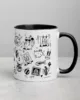 taza mascotas color interior negro 11oz right taza mascotas color interior negro 11oz right | Supertazas