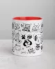 taza mascotas color interior rojo 11oz front taza mascotas color interior rojo 11oz front | Supertazas