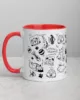 taza mascotas color interior rojo 11oz left taza mascotas color interior rojo 11oz left | Supertazas