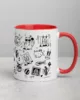 taza mascotas color interior rojo 11oz right taza mascotas color interior rojo 11oz right | Supertazas