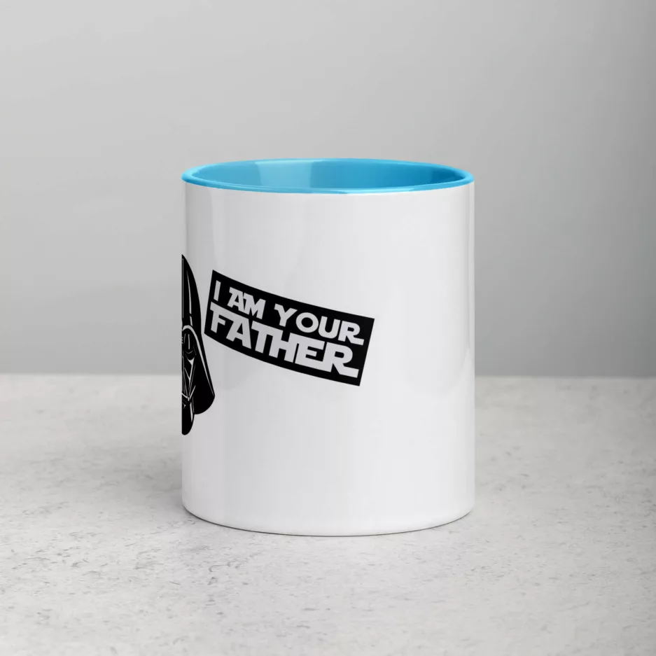 Taza Darth Vader Yo Soy Tu Padre Color Interior Azul 11Oz Front - Supertazas taza darth vader yo soy tu padre color interior azul 11oz front 1 | Supertazas
