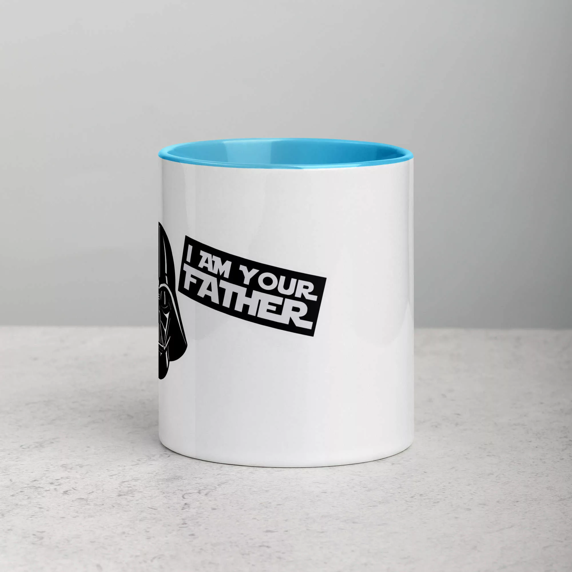 Taza Darth Vader Yo Soy Tu Padre Color Interior Azul 11Oz Front - Supertazas taza darth vader yo soy tu padre color interior azul 11oz front 1 | Supertazas
