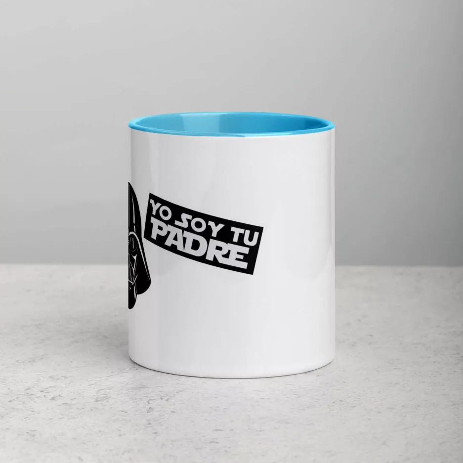 Taza Darth Vader Yo Soy Tu Padre Color Interior Azul 11Oz Front - Supertazas taza darth vader yo soy tu padre color interior azul 11oz front | Supertazas