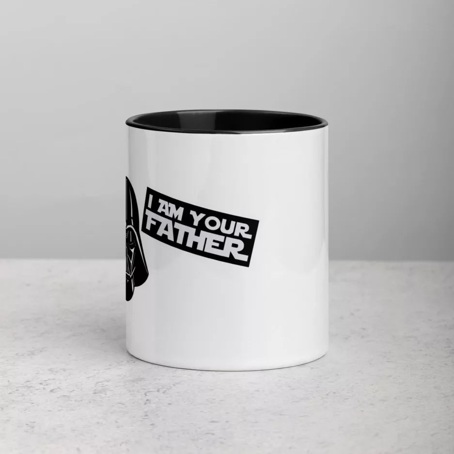 Taza Darth Vader Yo Soy Tu Padre Color Interior Negro 11Oz Front - Supertazas taza darth vader yo soy tu padre color interior negro 11oz front 1 | Supertazas