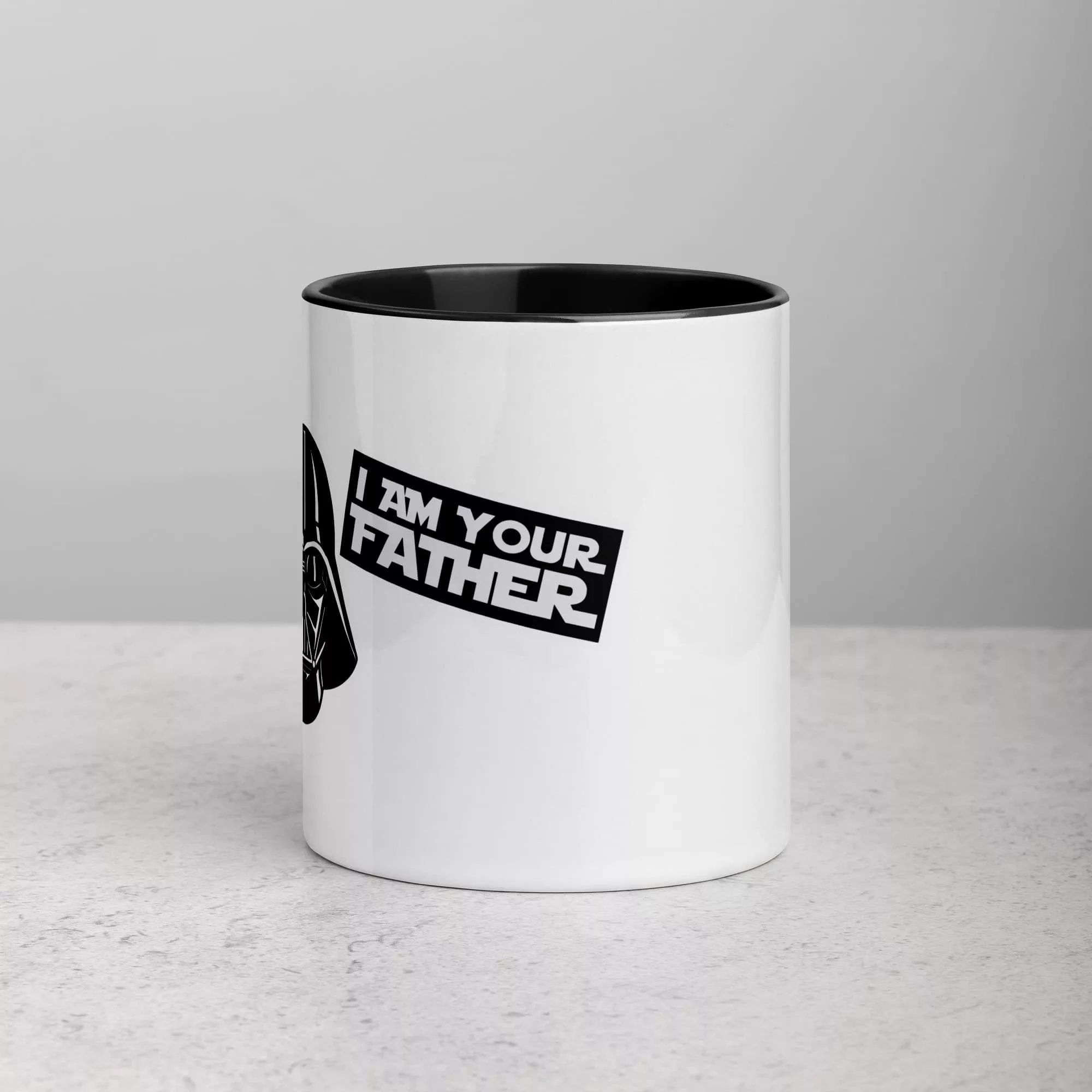 Taza Darth Vader Yo Soy Tu Padre Color Interior Negro 11Oz Front - Supertazas taza darth vader yo soy tu padre color interior negro 11oz front 1 | Supertazas