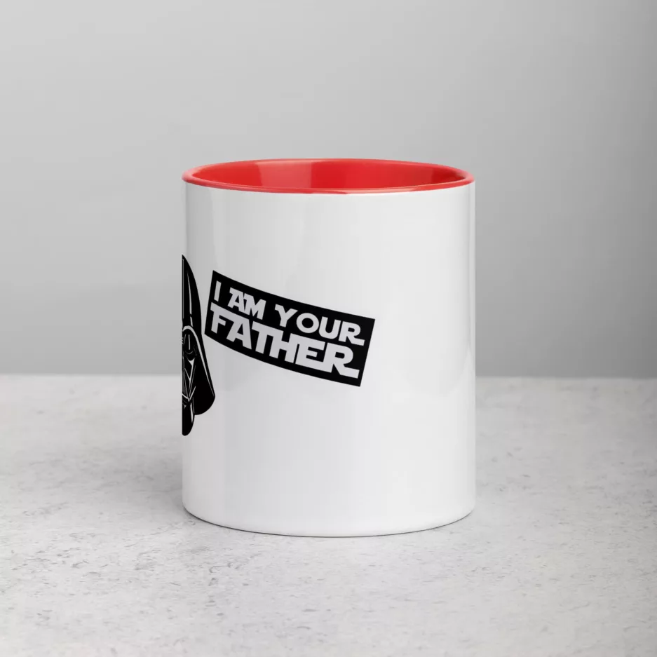 Taza Darth Vader Yo Soy Tu Padre Color Interior Rojo 11Oz Front - Supertazas taza darth vader yo soy tu padre color interior rojo 11oz front 1 | Supertazas