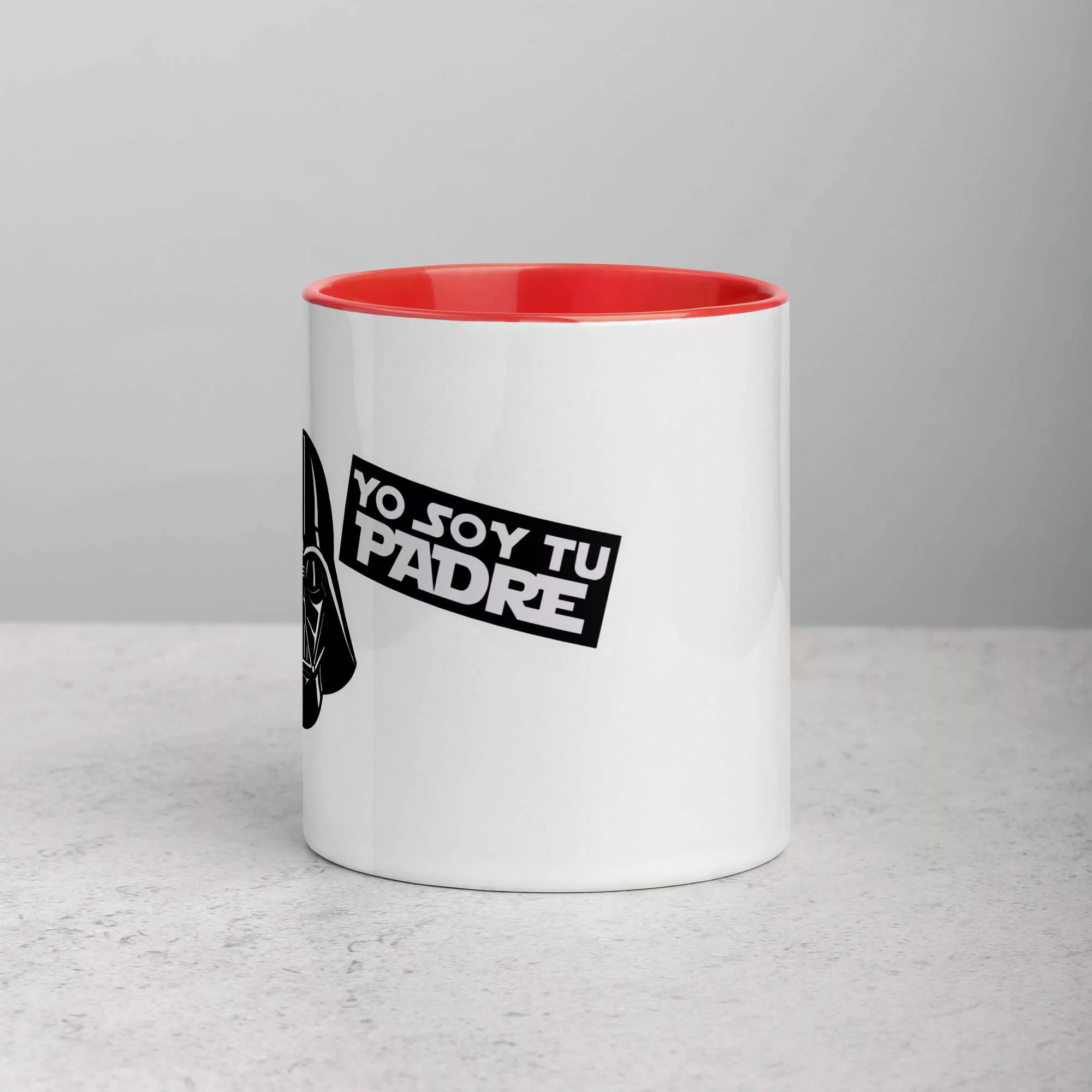 Taza Darth Vader Yo Soy Tu Padre Color Interior Rojo 11Oz Front - Supertazas taza darth vader yo soy tu padre color interior rojo 11oz front | Supertazas