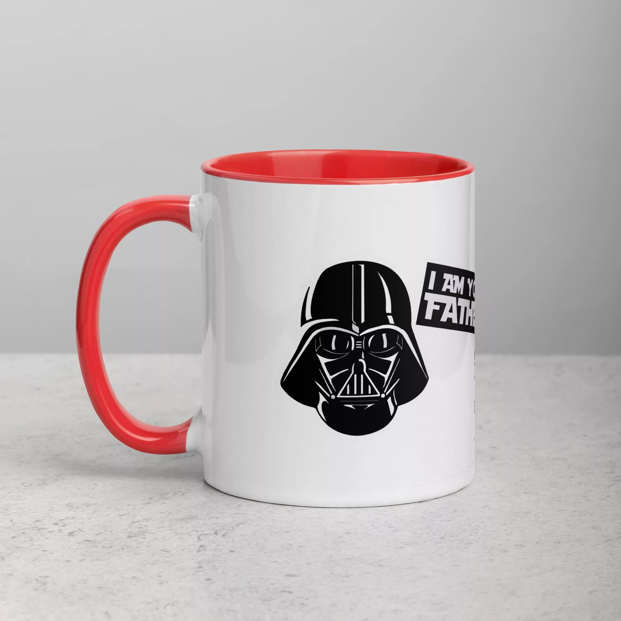 Taza Darth Vader Yo Soy Tu Padre Color Interior Rojo 11Oz Left - Supertazas taza darth vader yo soy tu padre color interior rojo 11oz left 1 | Supertazas