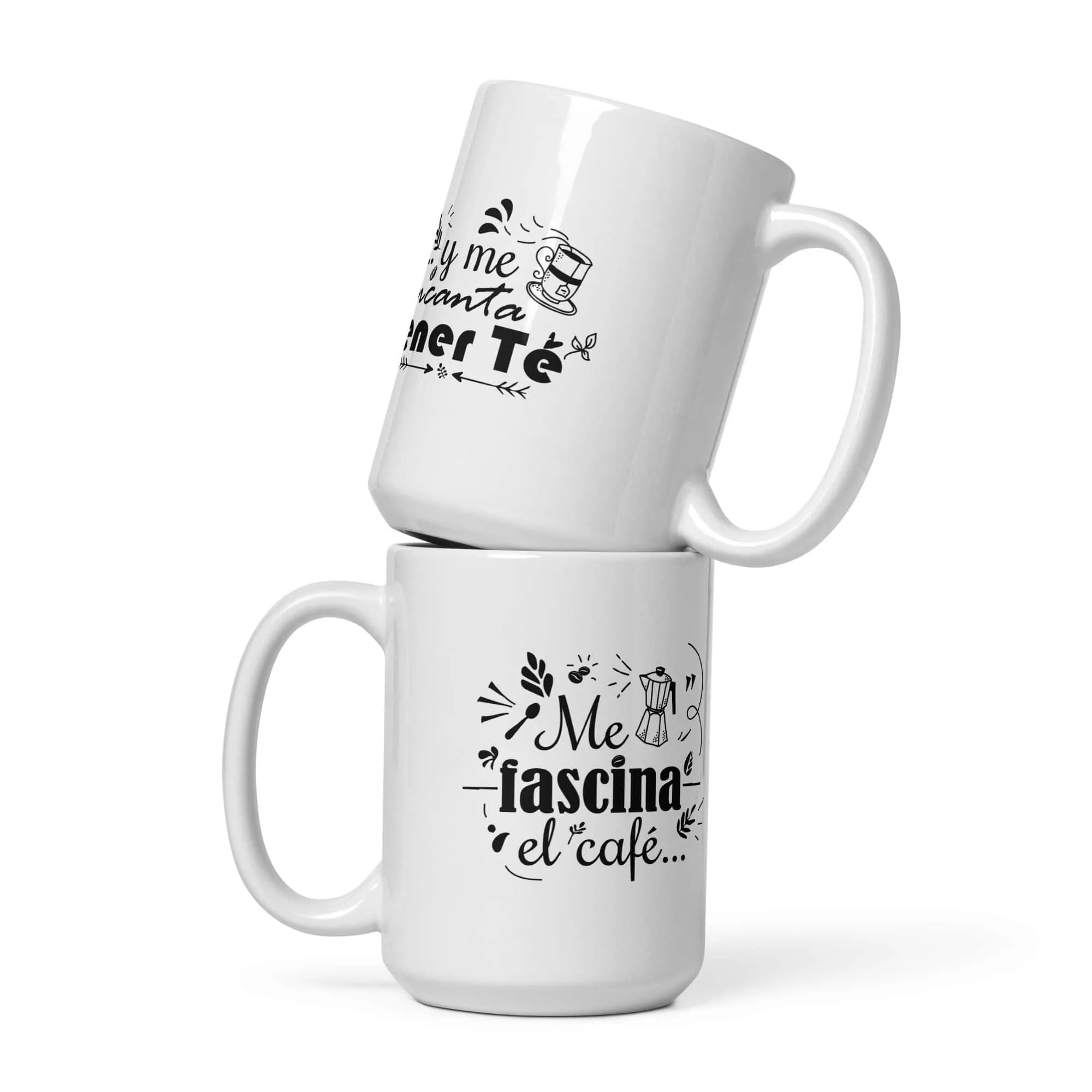 Taza Me Encanta Terner Te Blanca Brillante Blanco 15Oz Doble - Supertazas taza me encanta terner te blanca brillante blanco 15oz doble | Supertazas