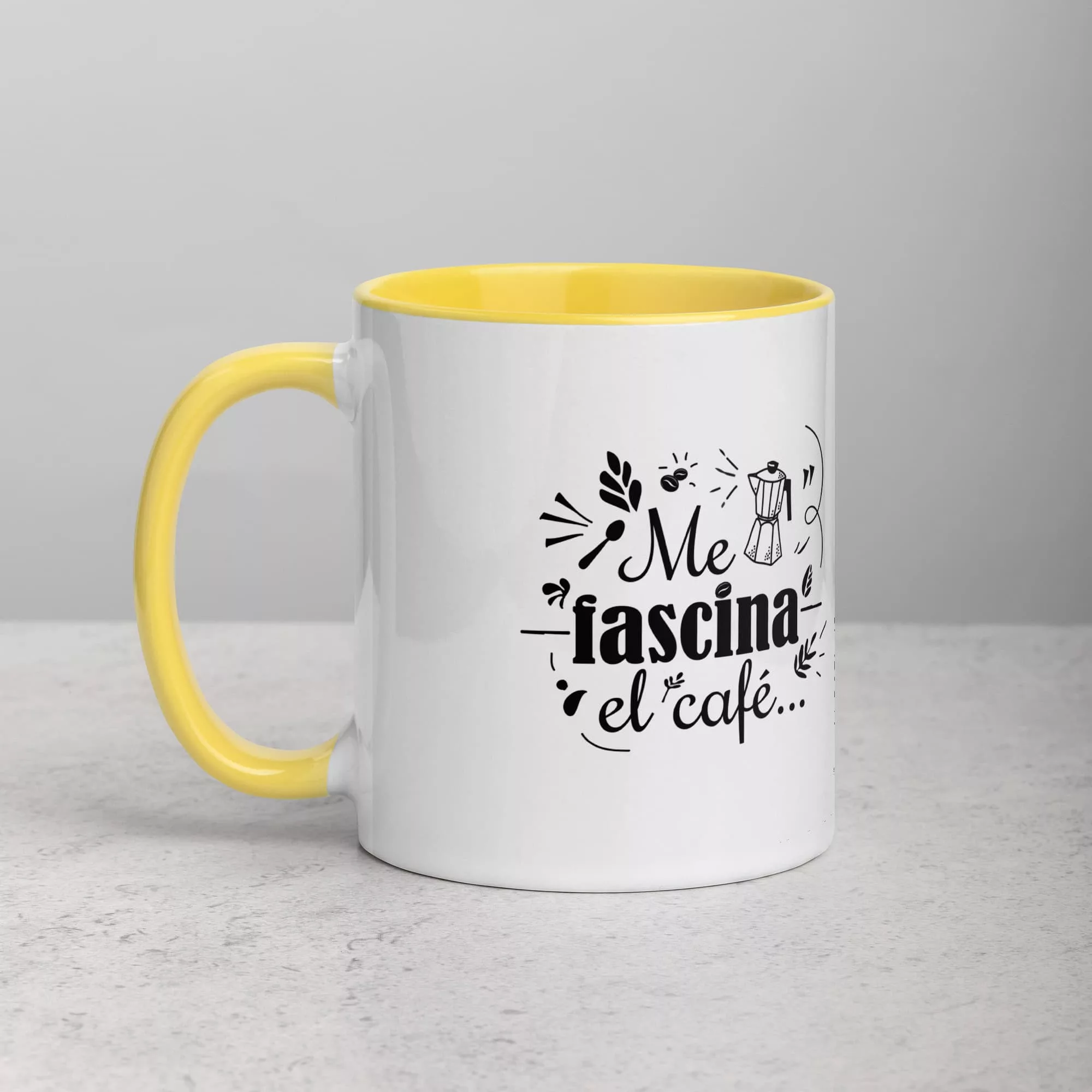 Taza Me Encanta Terner Te Color Interior Amarillo 11Oz Left - Supertazas taza me encanta terner te color interior amarillo 11oz left | Supertazas