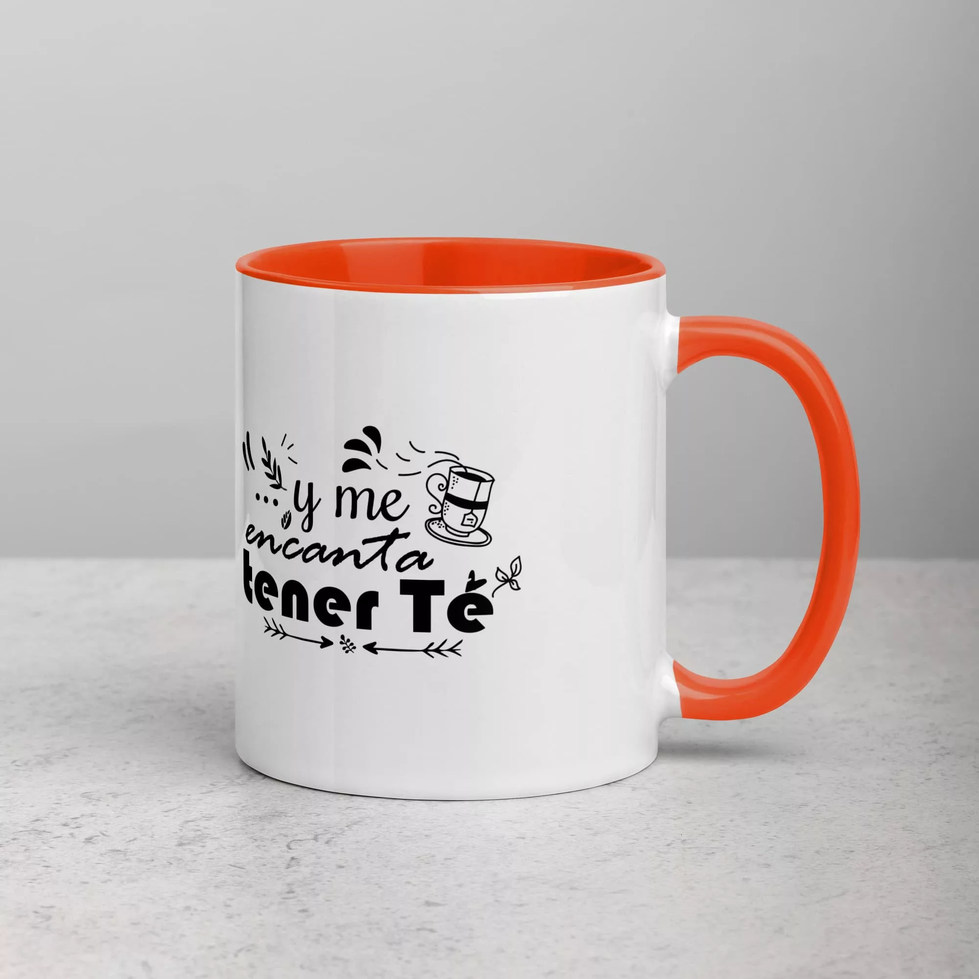 Taza Me Encanta Terner Te Color Interior Naranja 11Oz Right - Supertazas taza me encanta terner te color interior naranja 11oz right | Supertazas