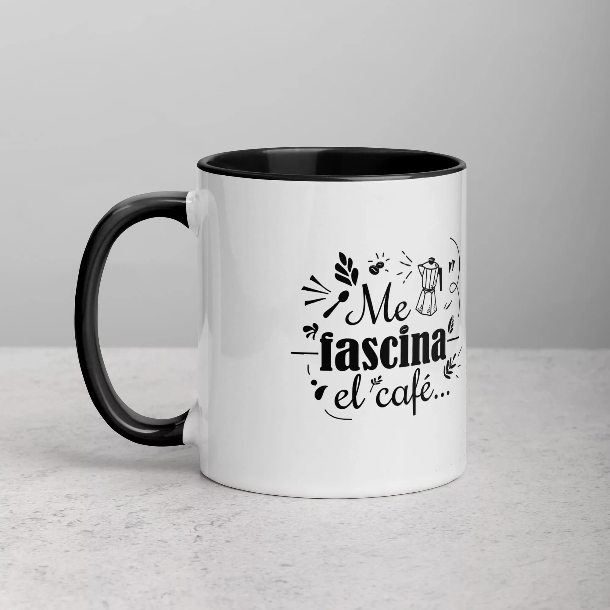 Taza Me Encanta Terner Te Color Interior Negro 11Oz Left - Supertazas taza me encanta terner te color interior negro 11oz left | Supertazas