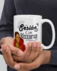 taza meme shakira sesion com bizarrap blanca brillante blanco 15oz right | Supertazas