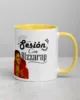 taza meme shakira sesion com bizarrap color interior amarillo 11oz right | Supertazas