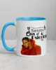 taza meme shakira sesion com bizarrap color interior azul 11oz left | Supertazas