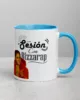taza meme shakira sesion com bizarrap color interior azul 11oz right | Supertazas