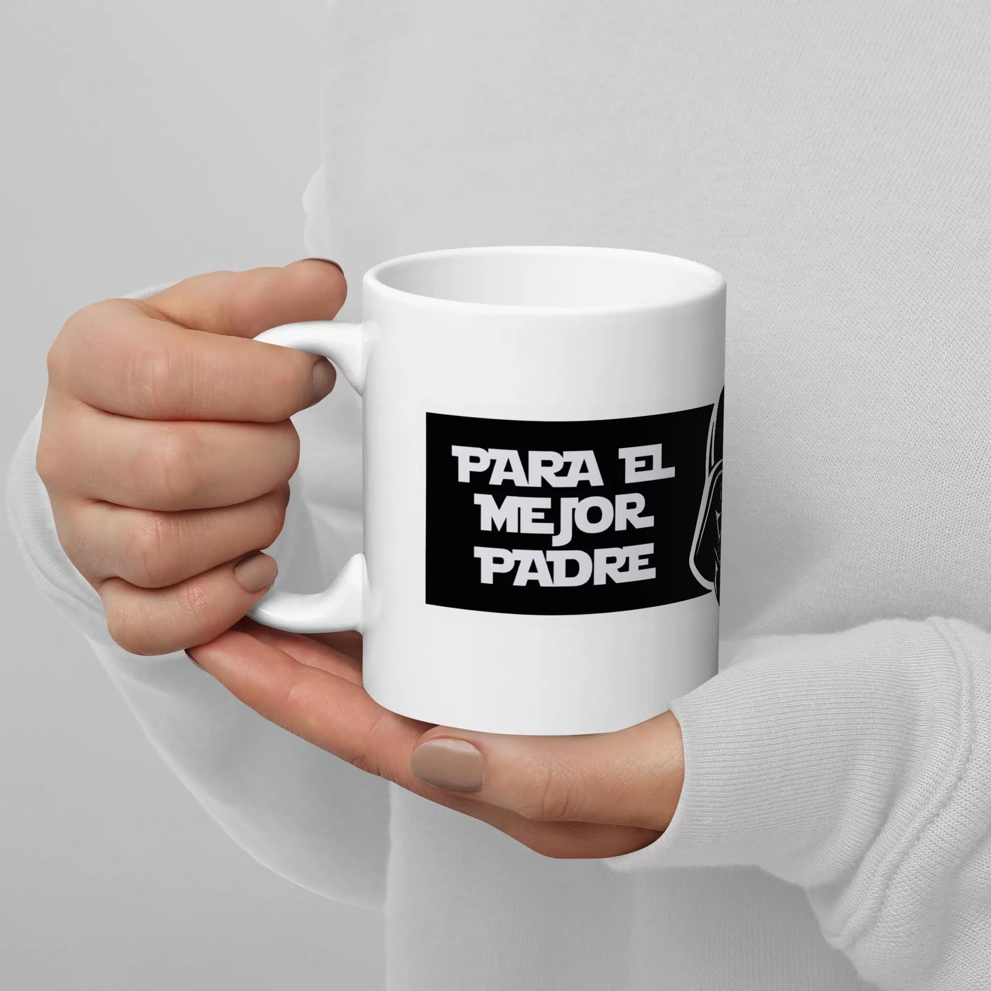 Taza Para El Mejor Padre De La Galaxia Blanca Brillante Blanco 11Oz Left - Supertazas taza para el mejor padre de la galaxia blanca brillante blanco 11oz left | Supertazas