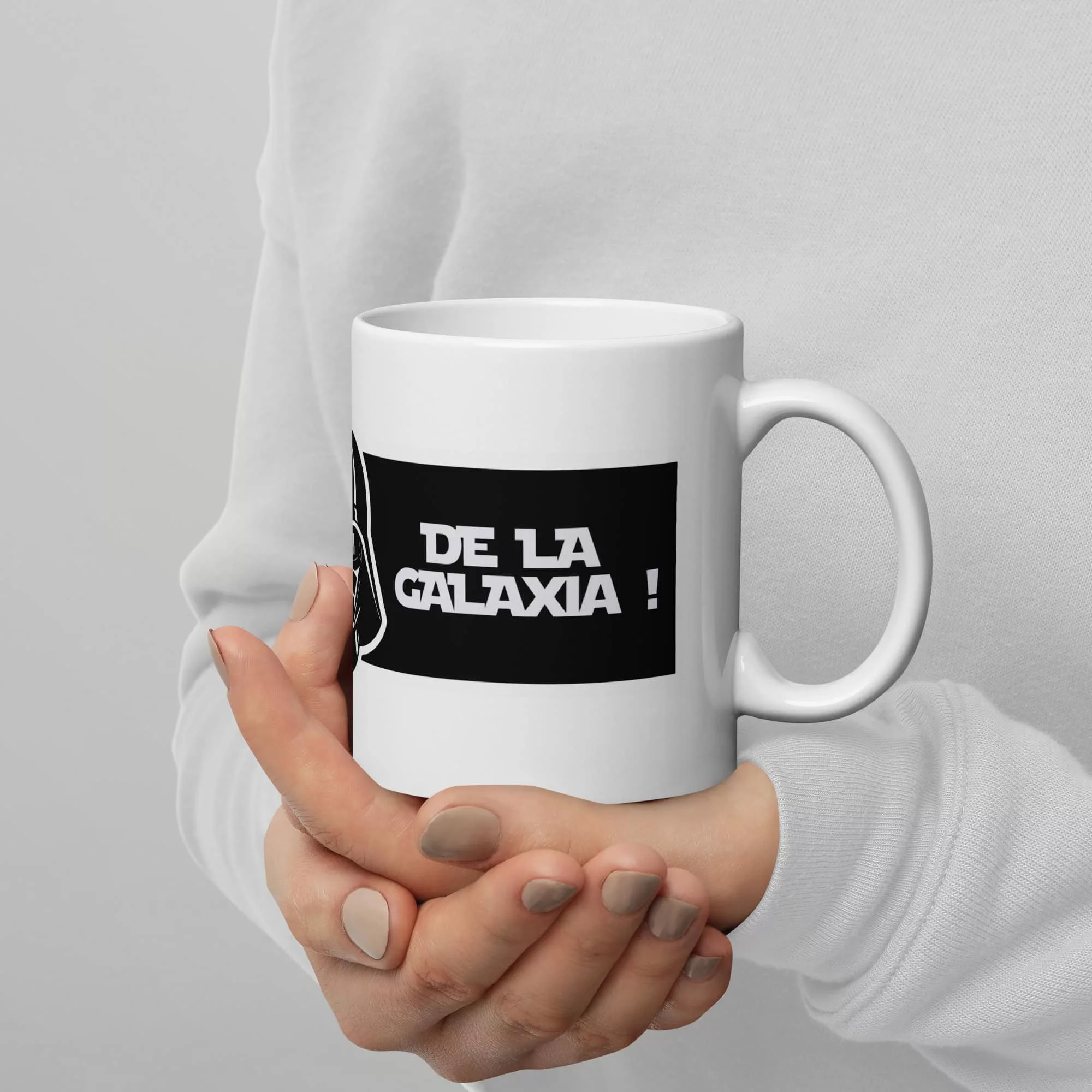 Taza Para El Mejor Padre De La Galaxia Blanca Brillante Blanco 11Oz Right - Supertazas taza para el mejor padre de la galaxia blanca brillante blanco 11oz right | Supertazas
