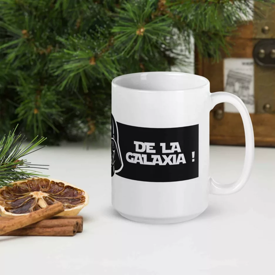 Taza Para El Mejor Padre De La Galaxia Blanca Brillante Blanco 15Oz Right - Supertazas taza para el mejor padre de la galaxia blanca brillante blanco 15oz right | Supertazas