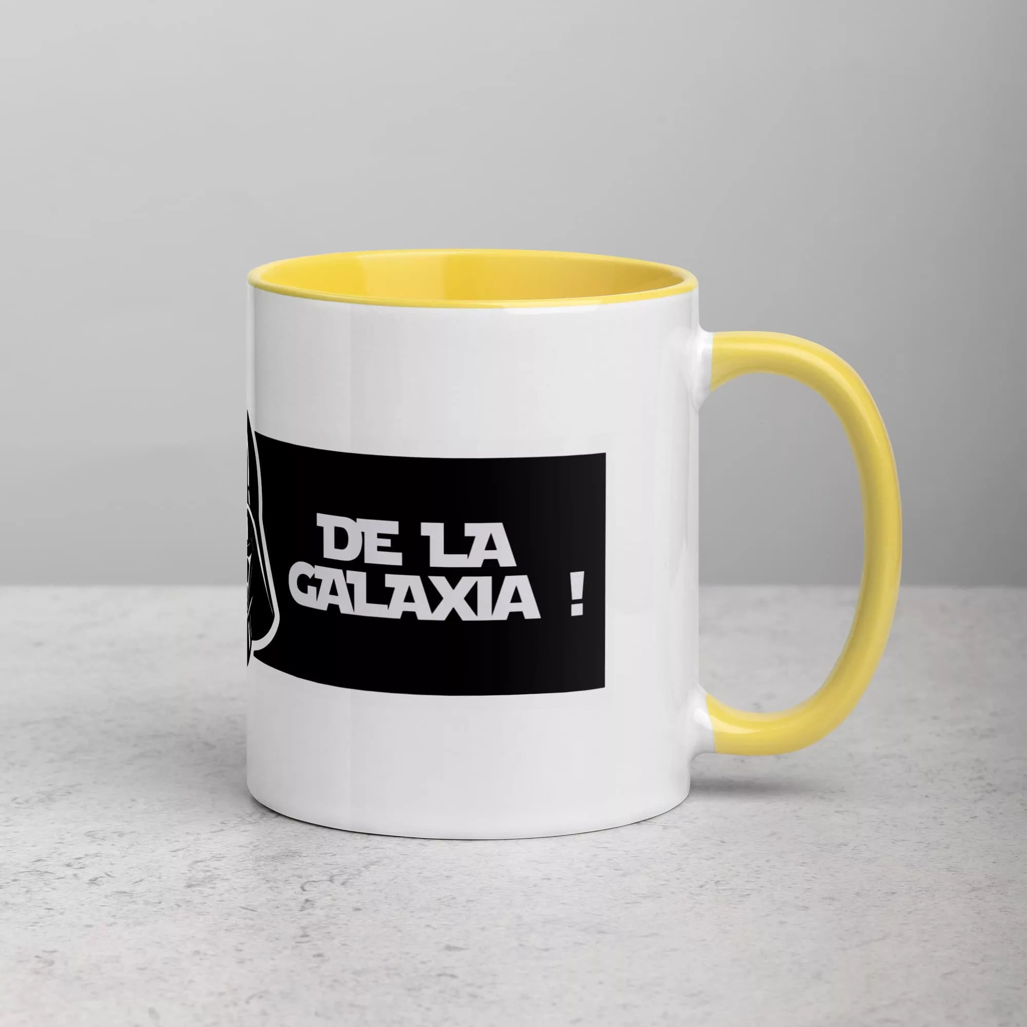 Taza Para El Mejor Padre De La Galaxia Color Interior Amarillo 11Oz Right - Supertazas taza para el mejor padre de la galaxia color interior amarillo 11oz right | Supertazas