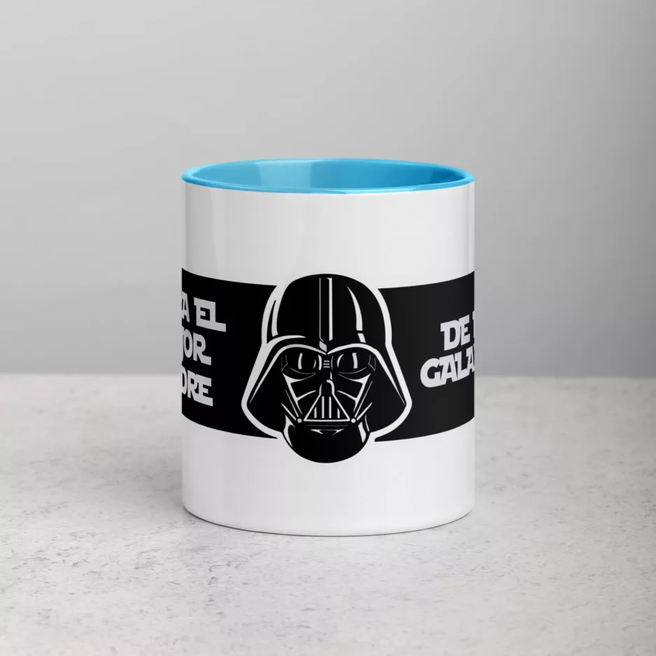 Taza Para El Mejor Padre De La Galaxia Color Interior Azul 11Oz Front - Supertazas taza para el mejor padre de la galaxia color interior azul 11oz front | Supertazas