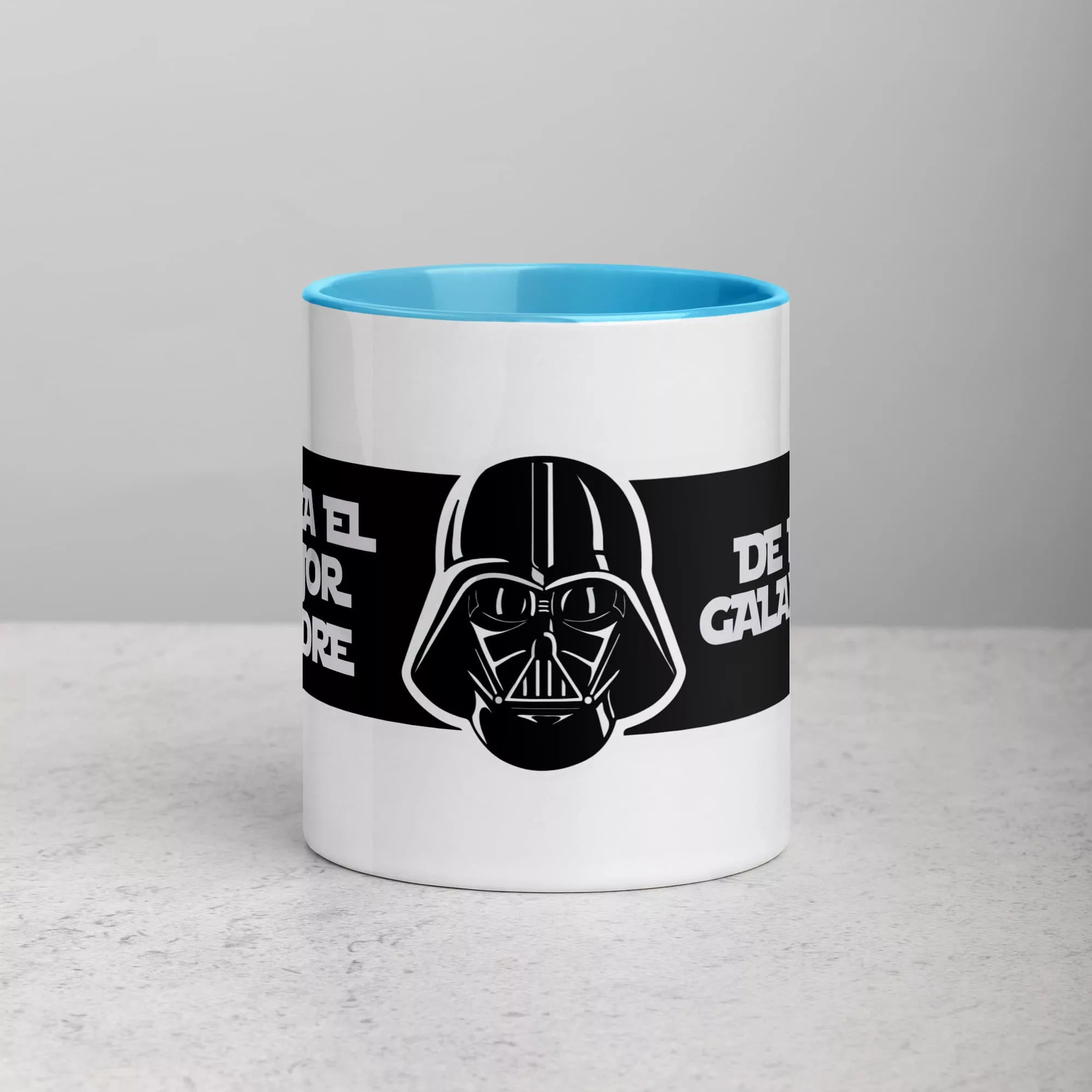 Taza Para El Mejor Padre De La Galaxia Color Interior Azul 11Oz Front - Supertazas taza para el mejor padre de la galaxia color interior azul 11oz front | Supertazas