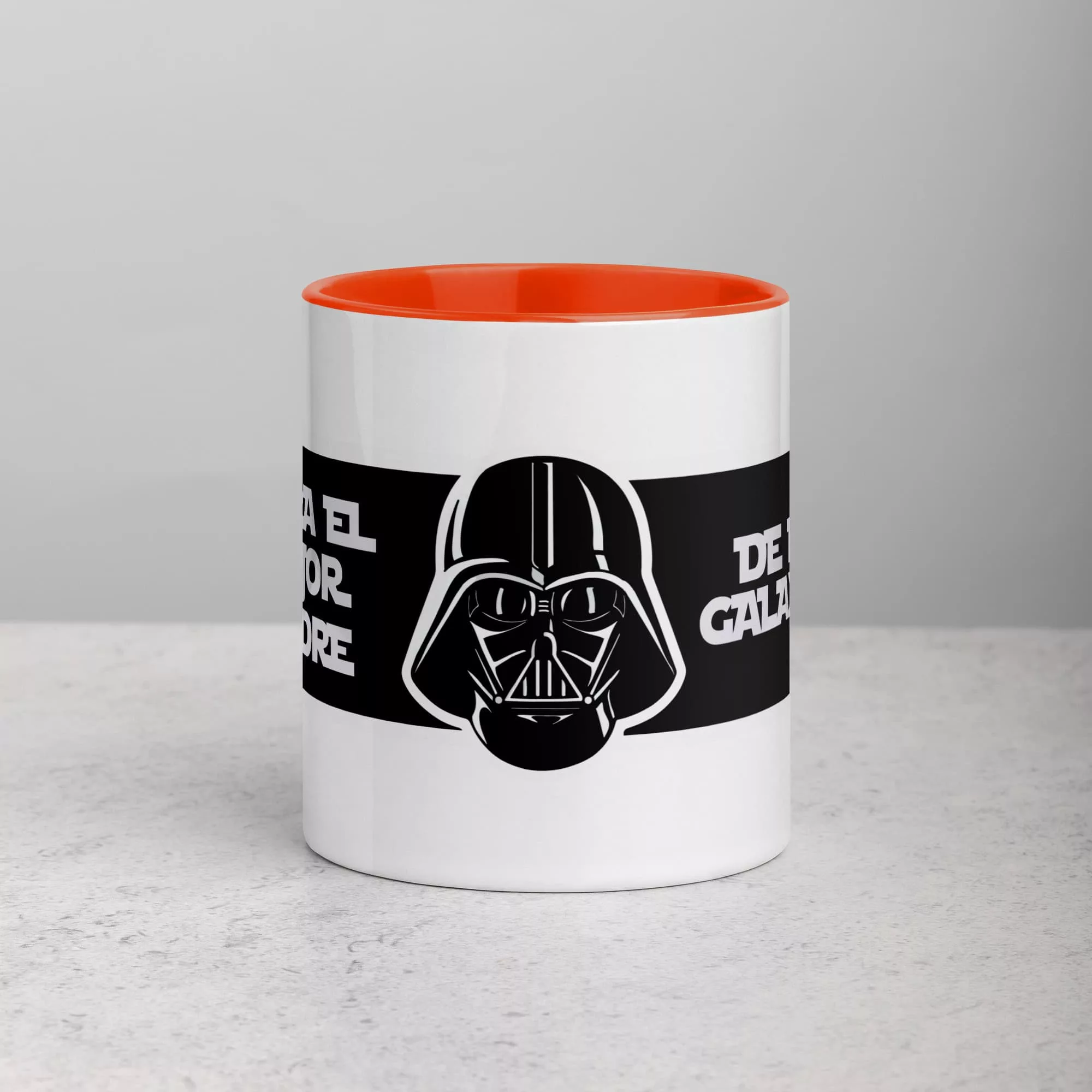 Taza Para El Mejor Padre De La Galaxia Color Interior Naranja 11Oz Front - Supertazas taza para el mejor padre de la galaxia color interior naranja 11oz front | Supertazas