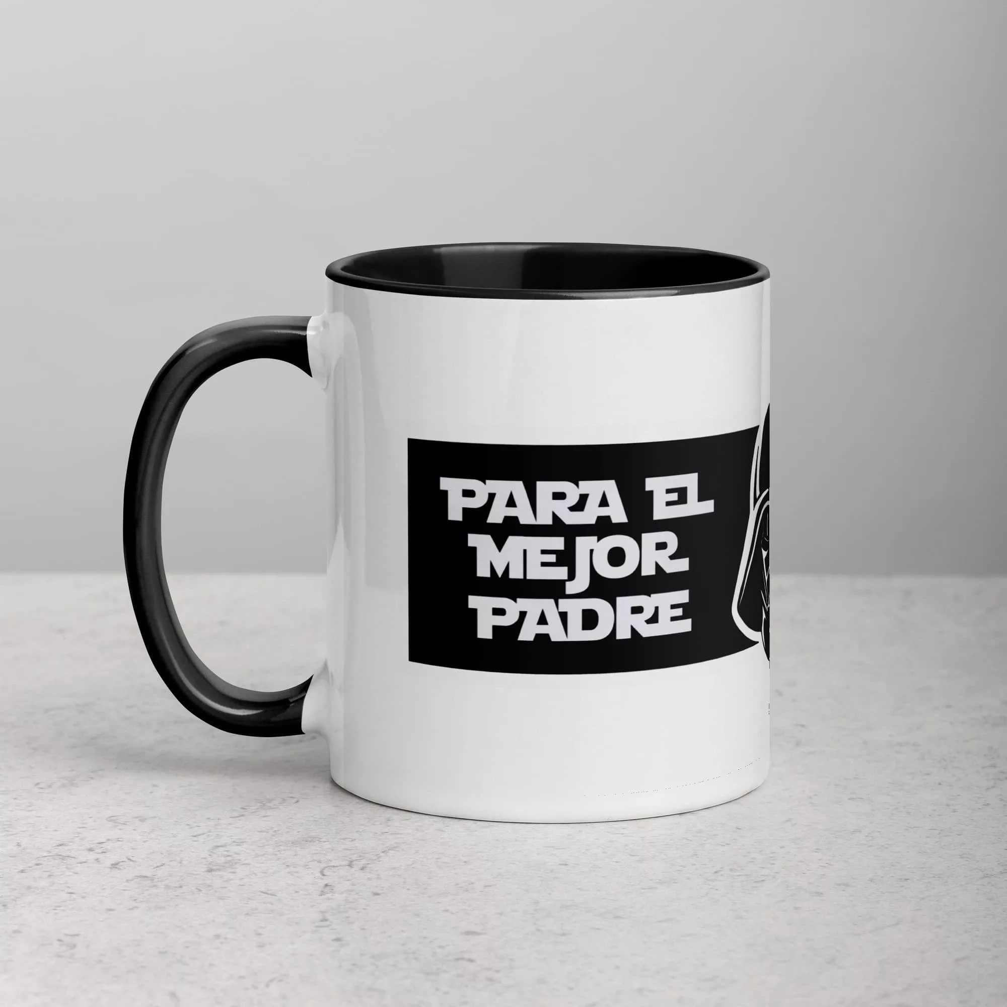 Taza Para El Mejor Padre De La Galaxia Color Interior Negro 11Oz Left - Supertazas taza para el mejor padre de la galaxia color interior negro 11oz left | Supertazas
