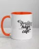taza shakira perdon que te sal pique color interior naranja 11oz left | Supertazas