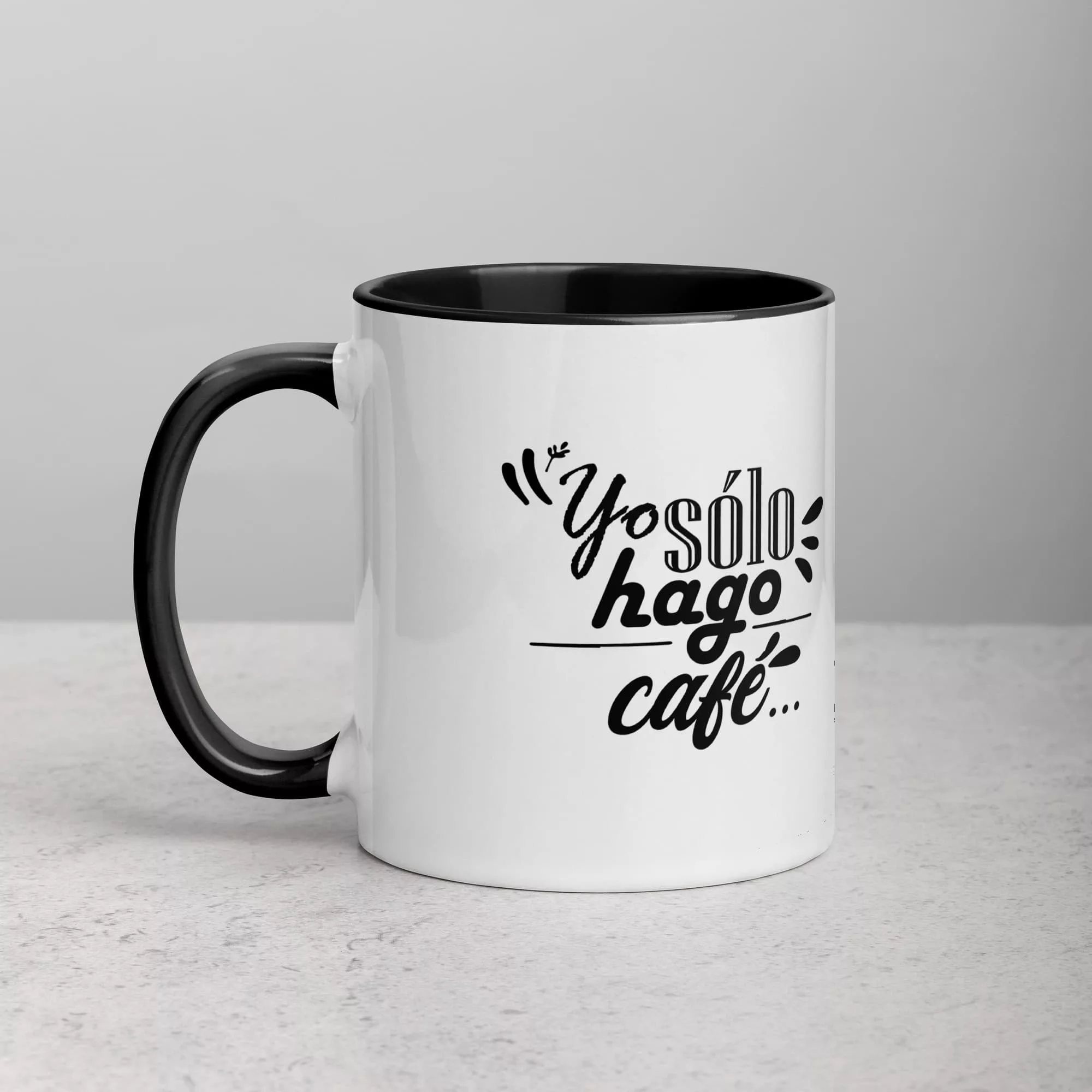 taza shakira perdon que te sal pique color interior negro 11oz left | Supertazas