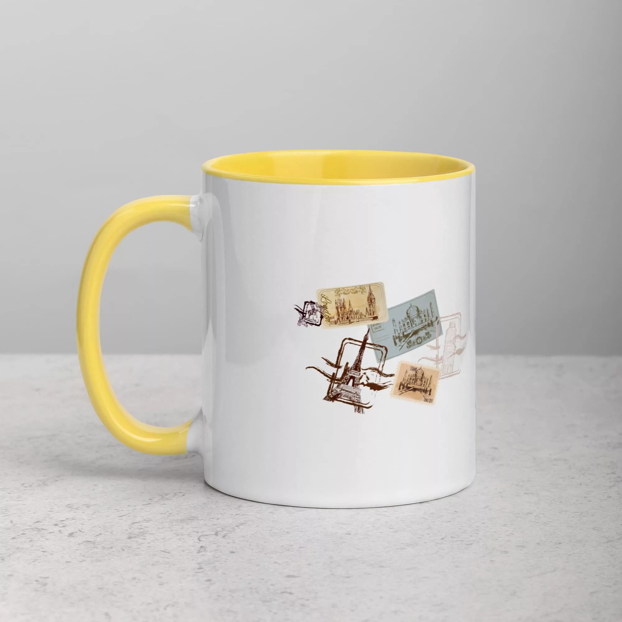 Taza El Mejor Padre Del Mundo Color Interior Amarillo 11Oz Left - Supertazas taza el mejor padre del mundo color interior amarillo 11oz left | Supertazas
